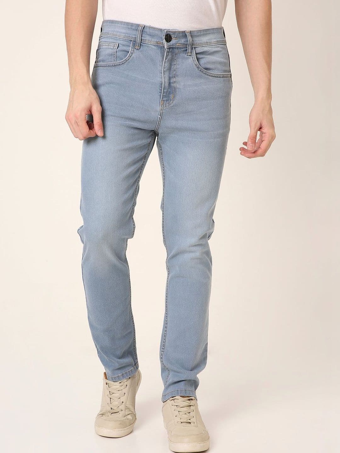 Blnk Men Straight Fit Mid-Rise Jeans - view 1