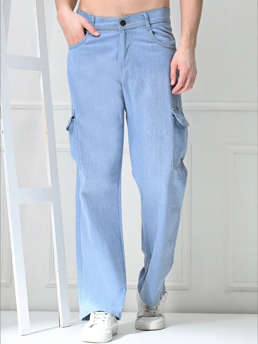 Moda Rapido Men Classic Relaxed Fit Mid-Rise Stretchable Jeans - view 1