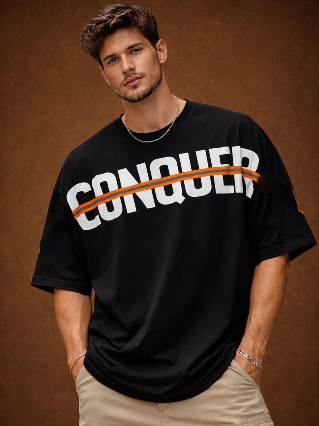 DAMN GUD DG Men Typography Printed T-shirt - view 1