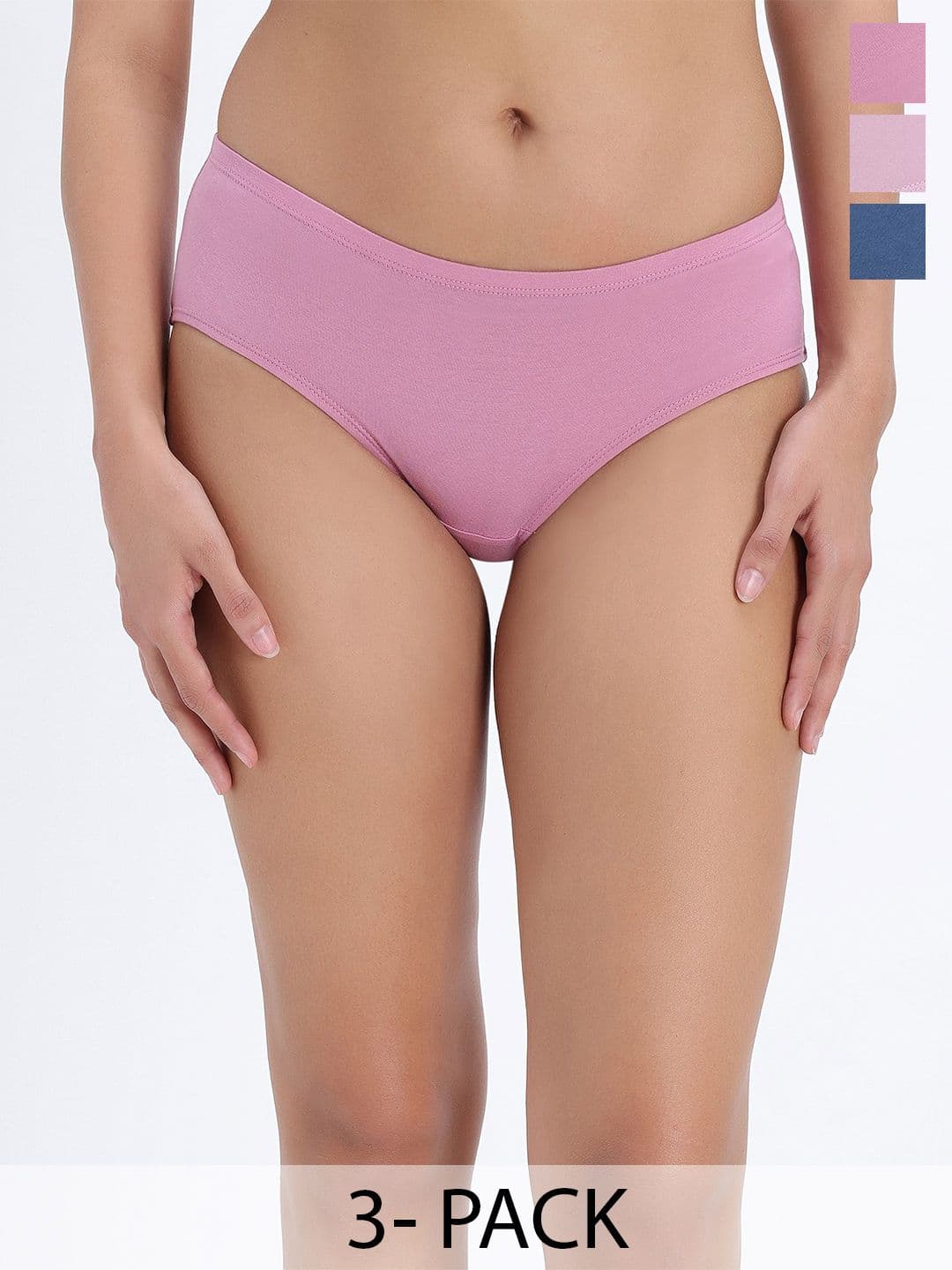 Zivame Women Pack Of 3 Mid-Rise Briefs - view 1