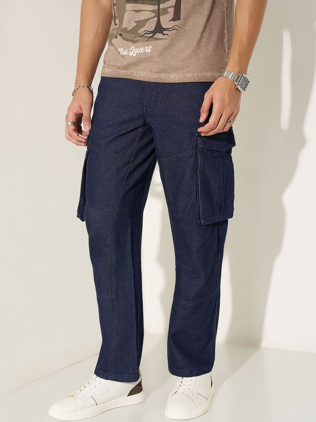SF JEANS by Pantaloons Men Flared Mid-Rise Jeans - view 1