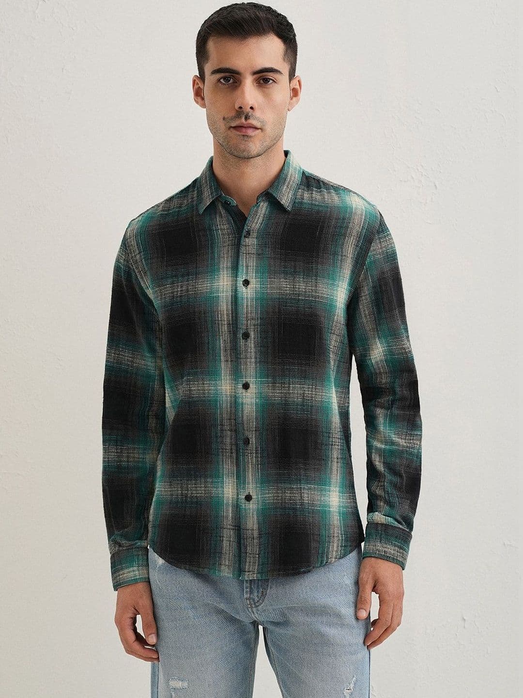 Banana Club Men Classic Checked Casual Shirt - view 1