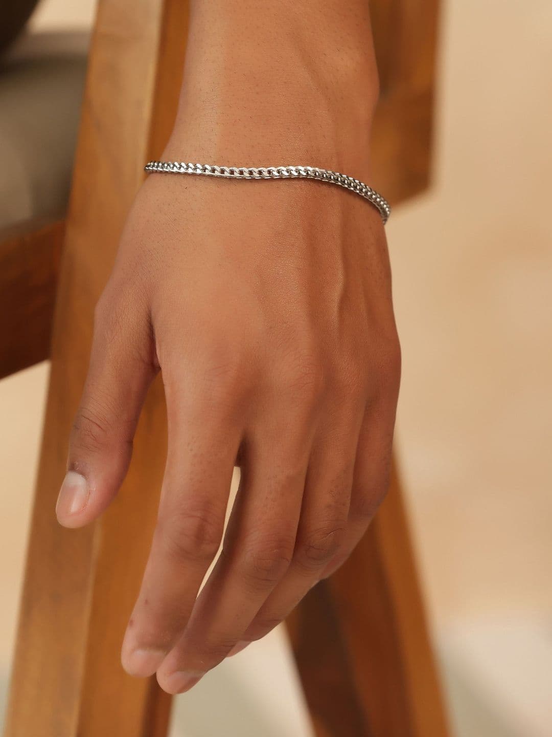 MILLER Men Silver-Plated Link Bracelet - view 1