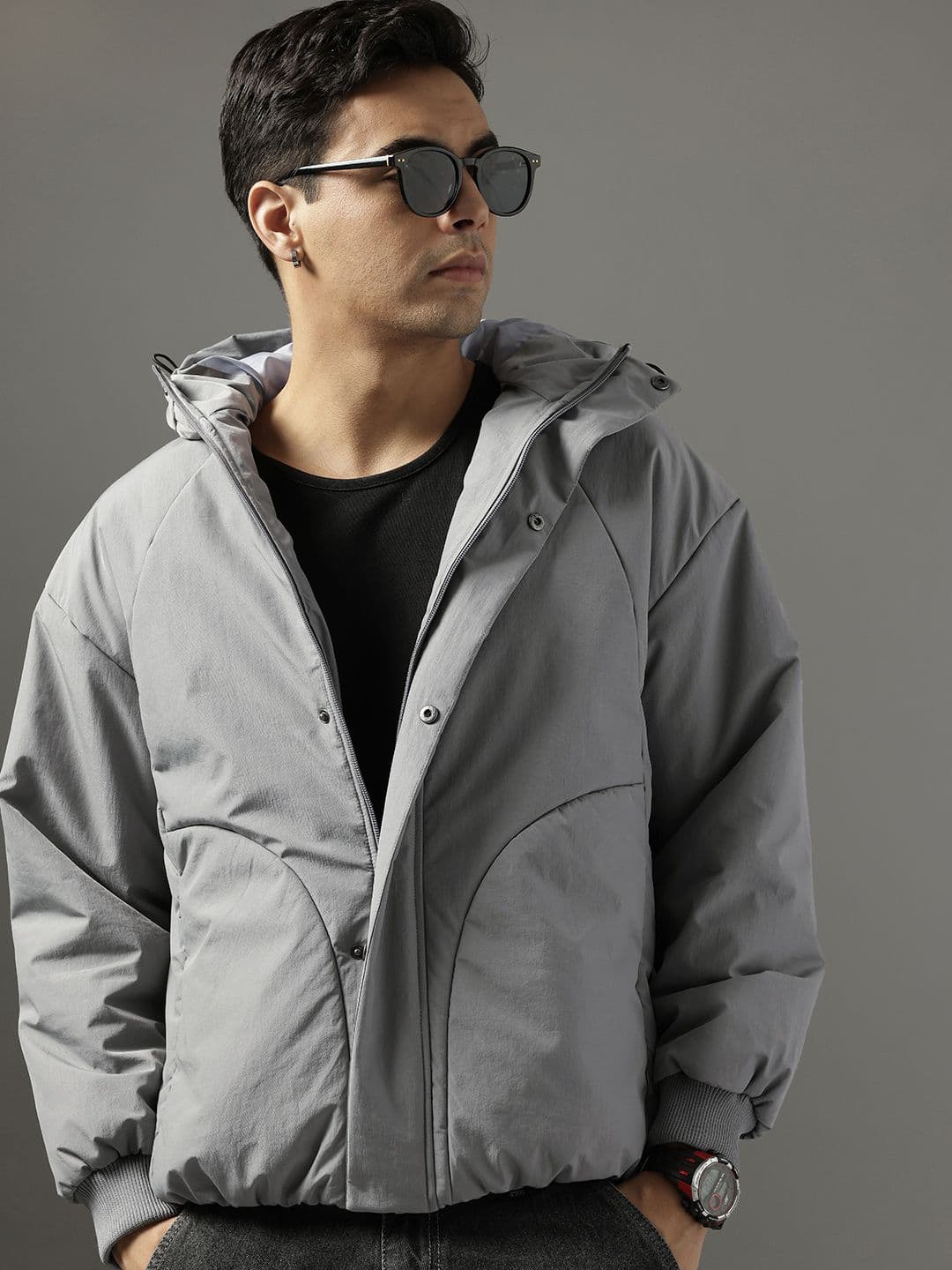 FCUK Hooded Padded Jacket - view 1