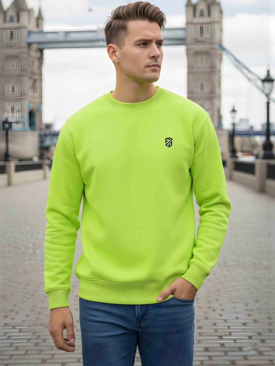 THE EG STORE Men Printed Sweatshirt - view 1