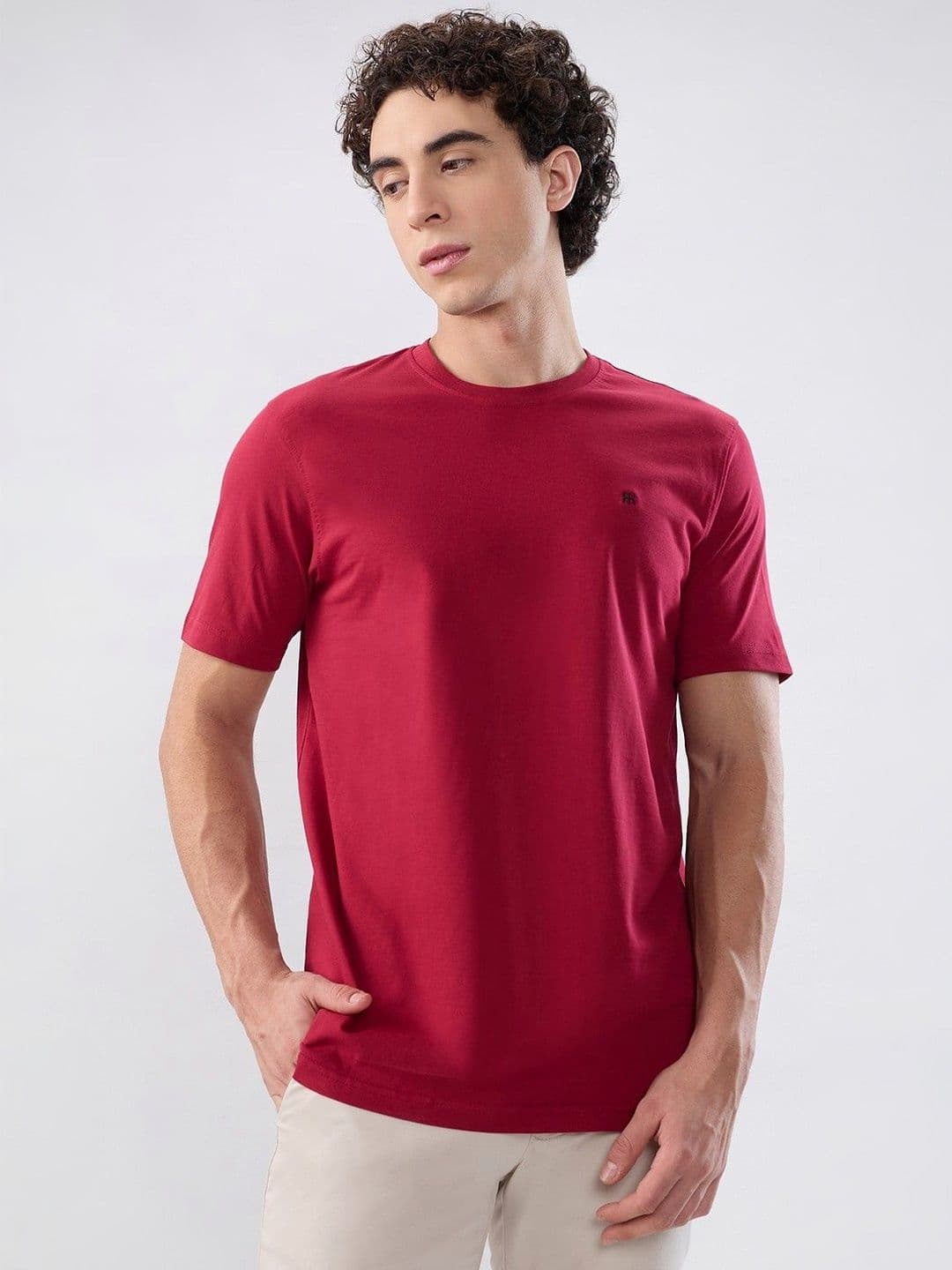 Raymond Pure Cotton Round Neck Tshirt - view 1