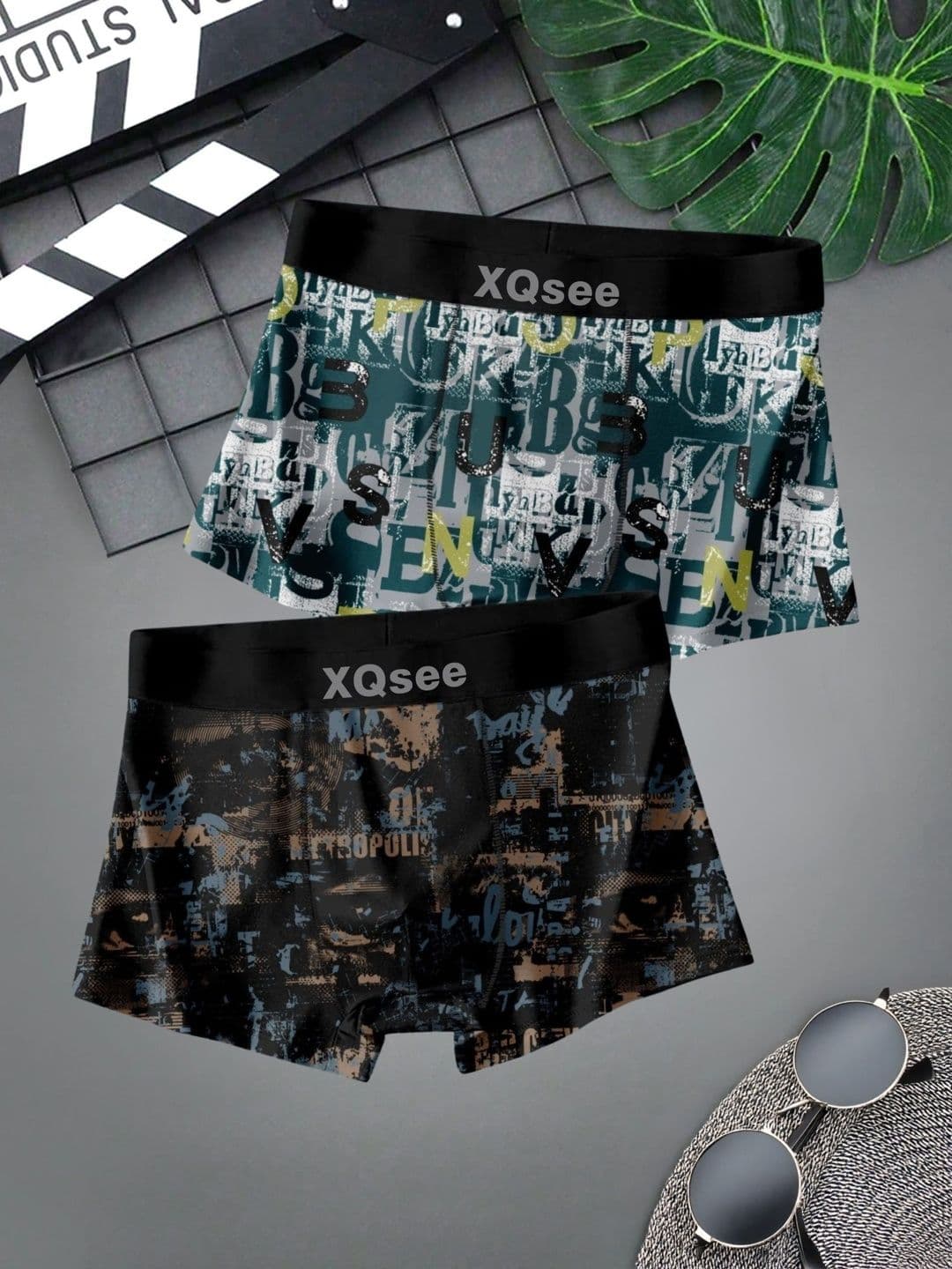 XQSEE Pack Of 2 Printed Trunk - view 1