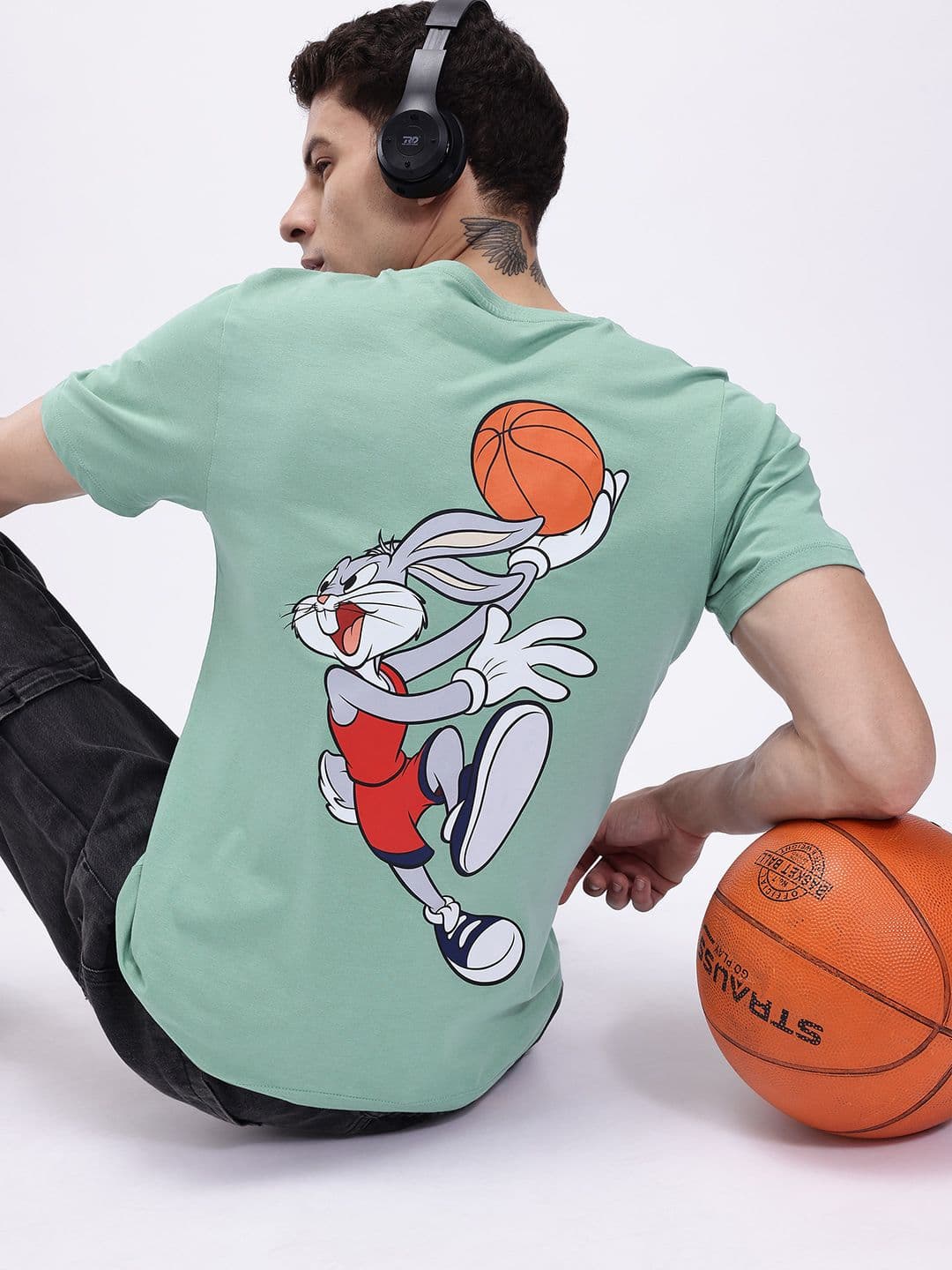 Kook N Keech Looney Tunes Humor & Comic Printed Pure Cotton Regular Fit T-shirt - view 1