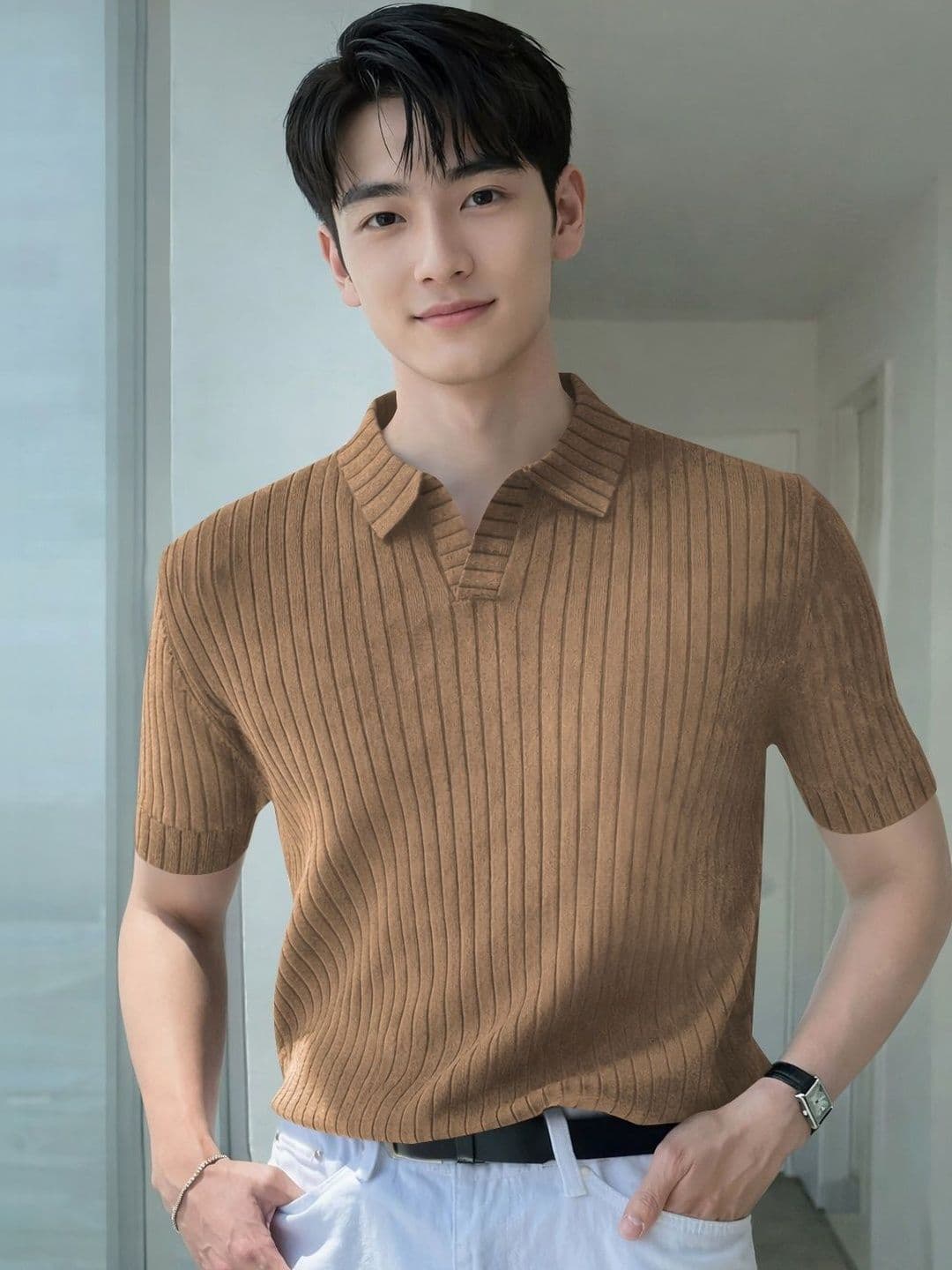 KAJARU Men Polo Collar T-shirt - view 1