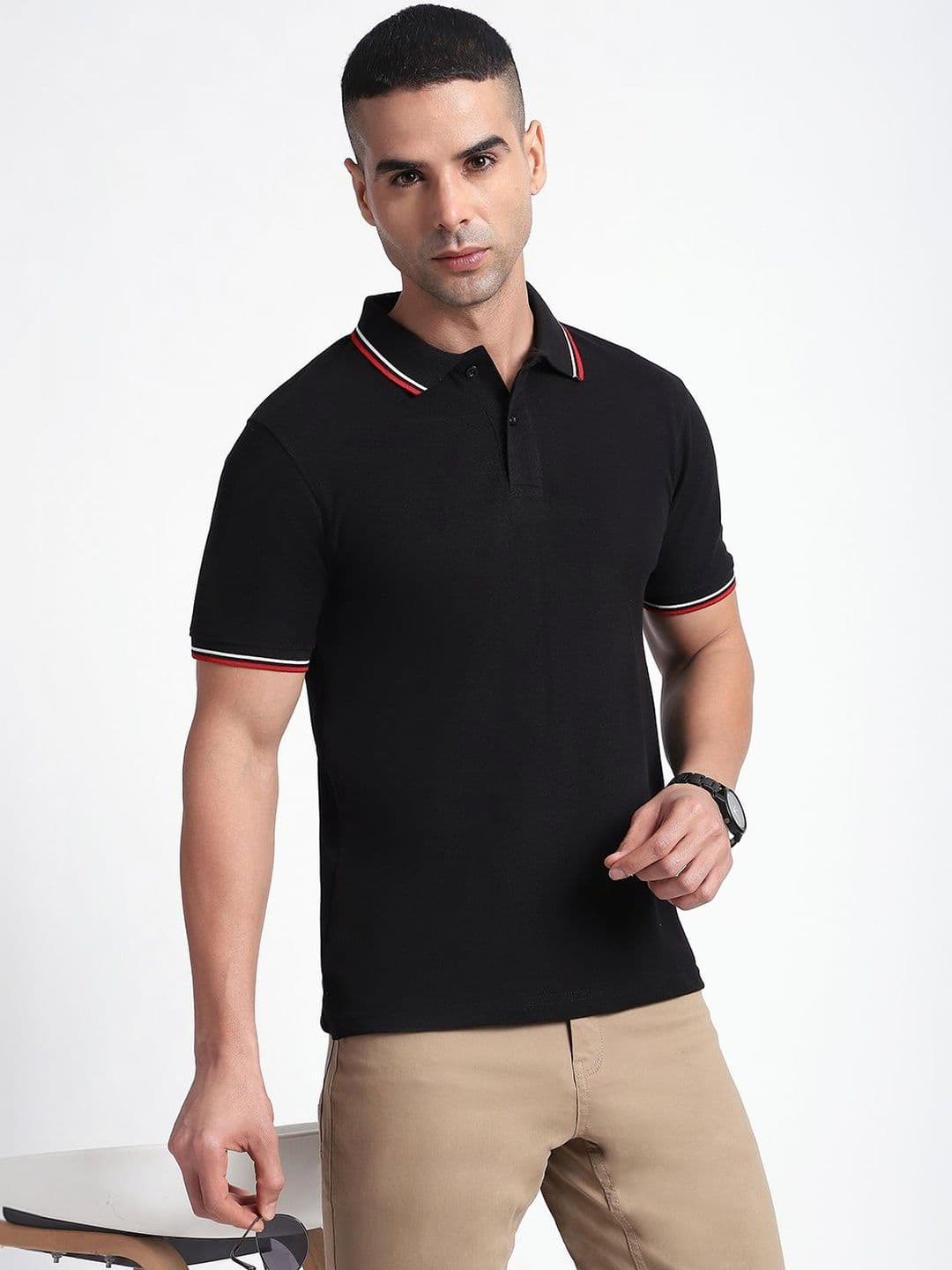 R&B Men Polo Collar T-shirt - view 1