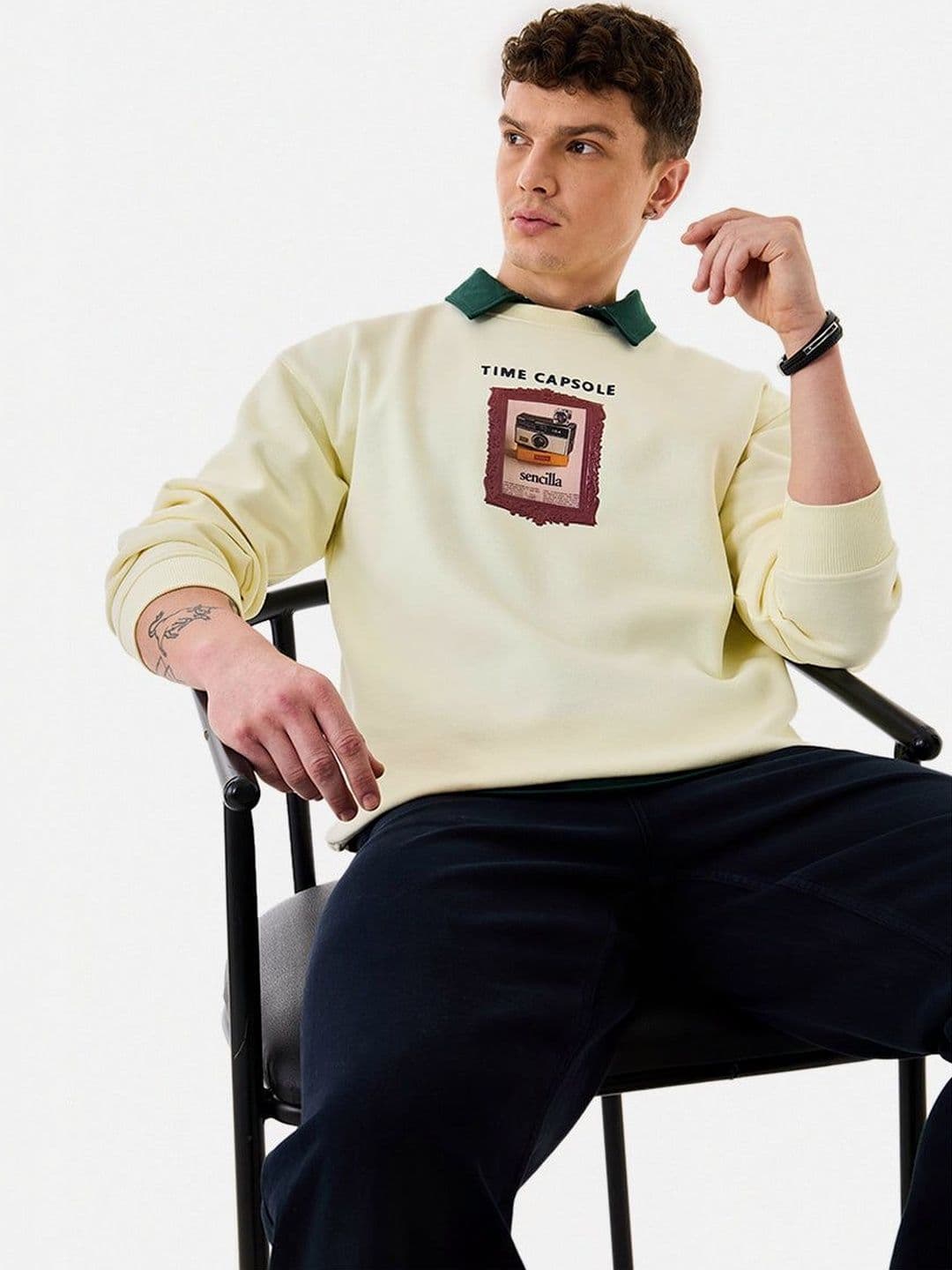 Snitch Men Printed Sweatshirt - view 1