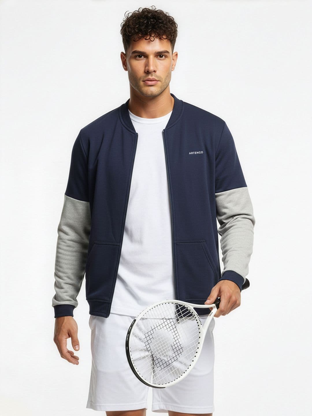 Decathlon Colourblocked Stand Collar Sweatshirt - view 1