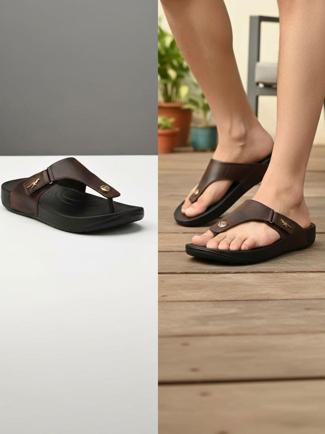 TRZ Men Thong Flip-Flops - view 1