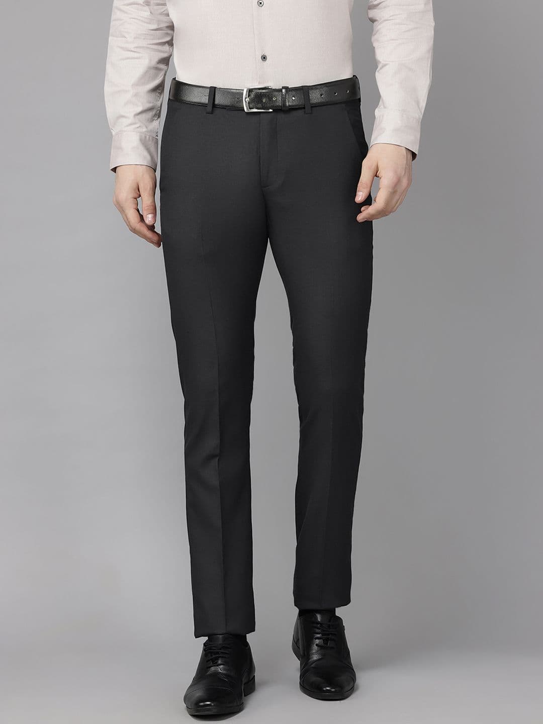 Arrow Men Tailored Fit Self Design Trousers - view 1