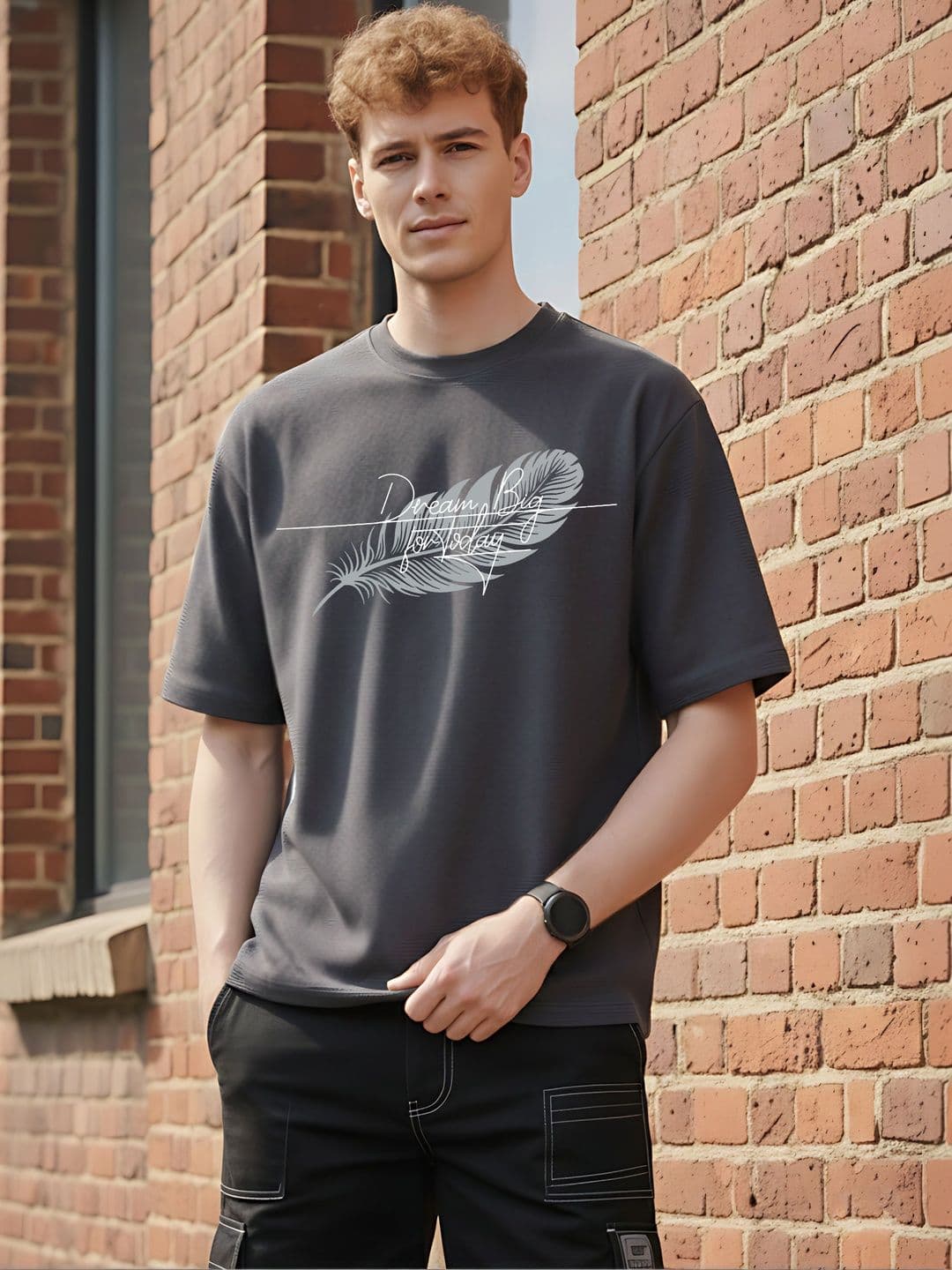 R.Code by The Roadster Life Co. Men Typography Printed T-shirt - view 1