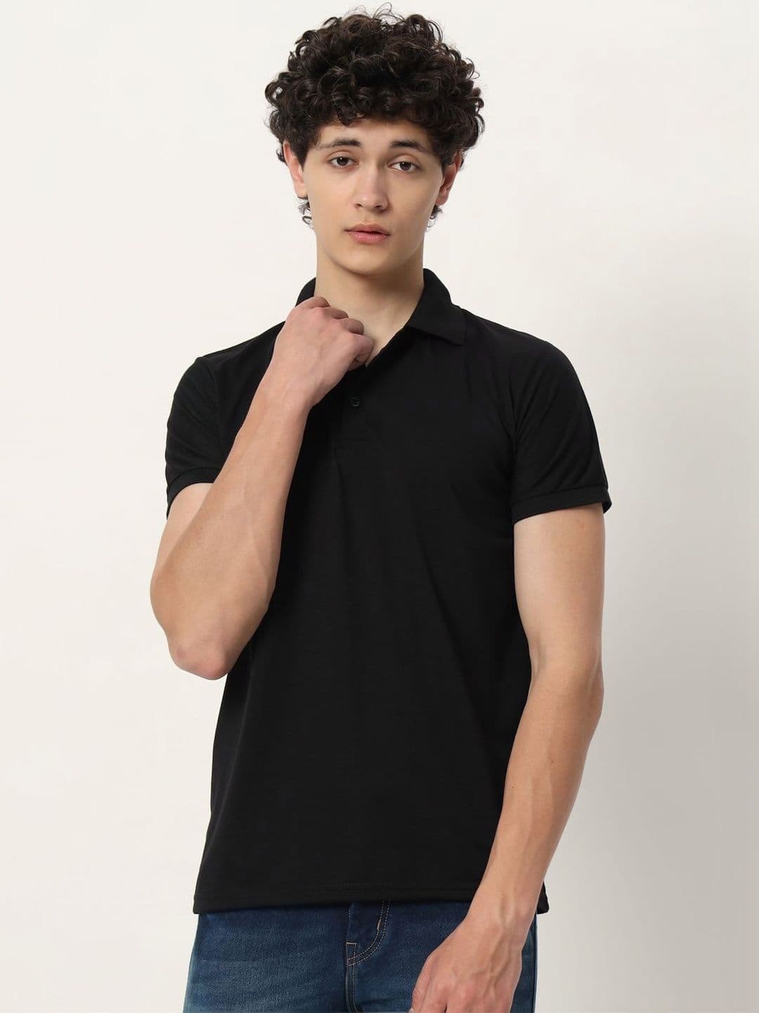 9LKHA Men Polo Collar T-shirt - view 1