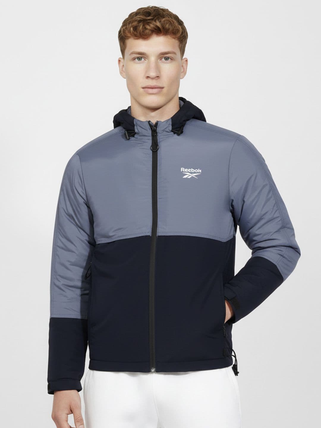 Reebok Colourblocked Hooded Sporty Jacket - view 1