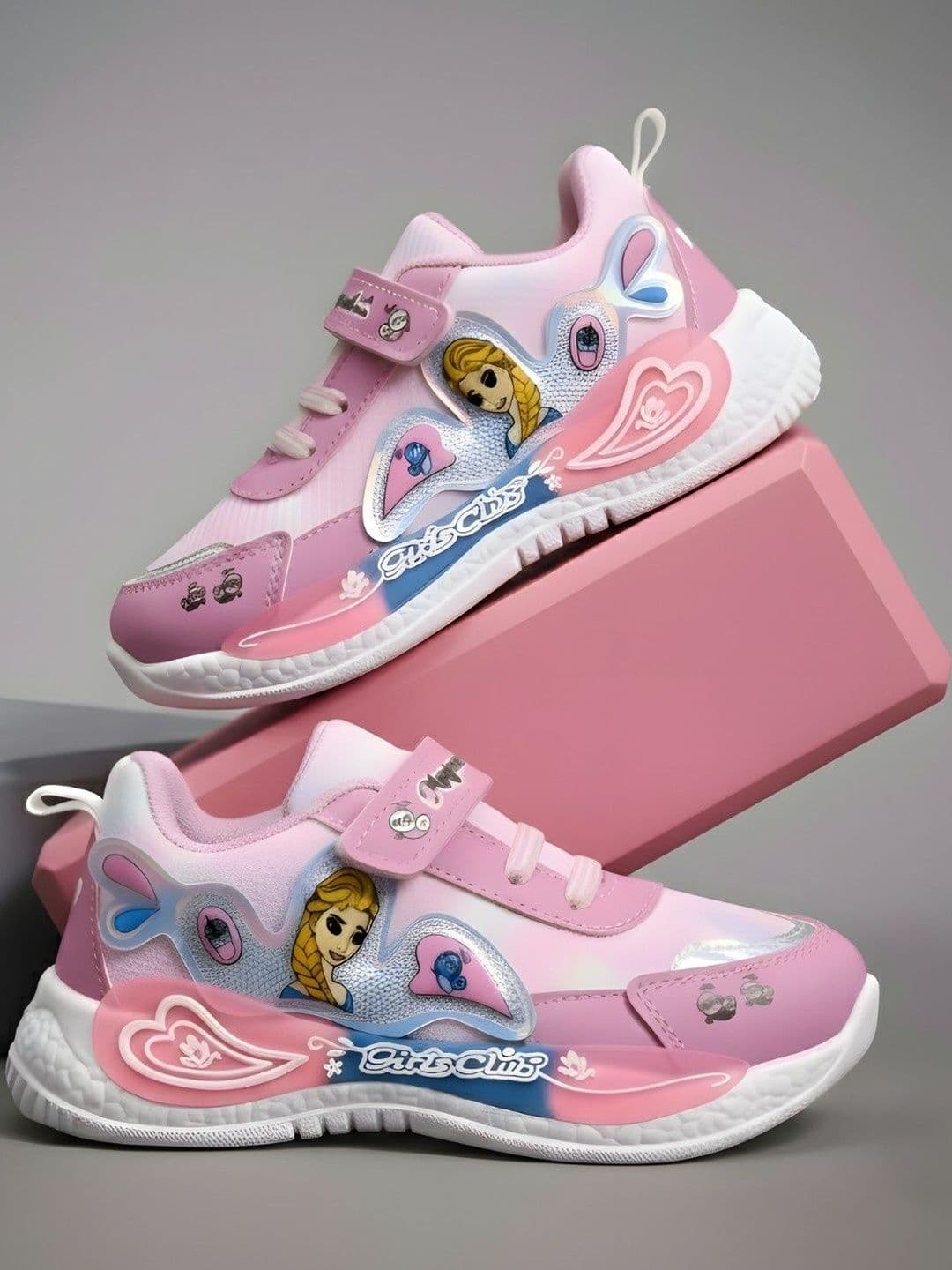 HOOH Now Comfort in Fashion Girls Frozen Printed Sneakers - view 1