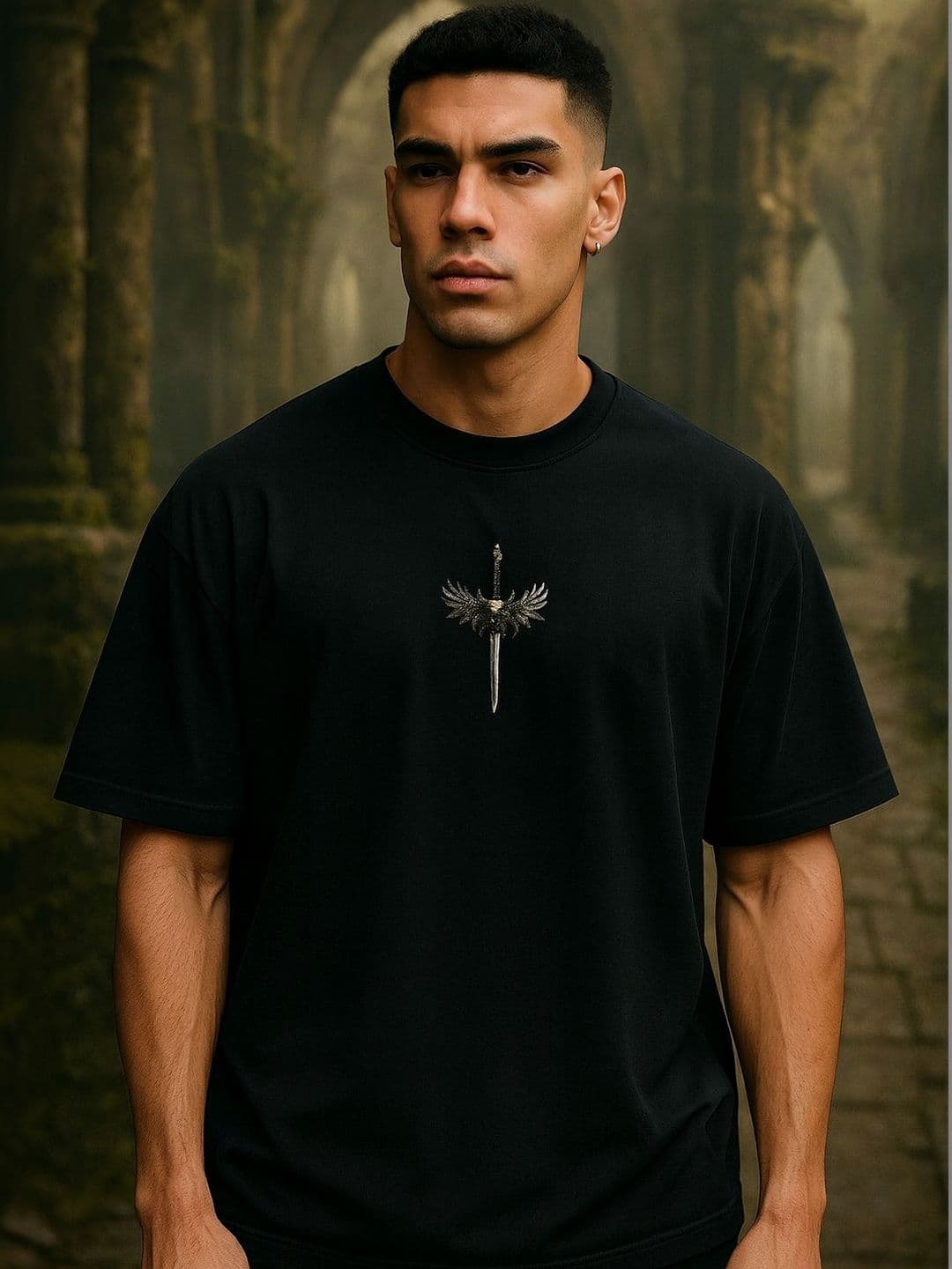 R.Code by The Roadster Life Co. Men Printed T-shirt - view 1