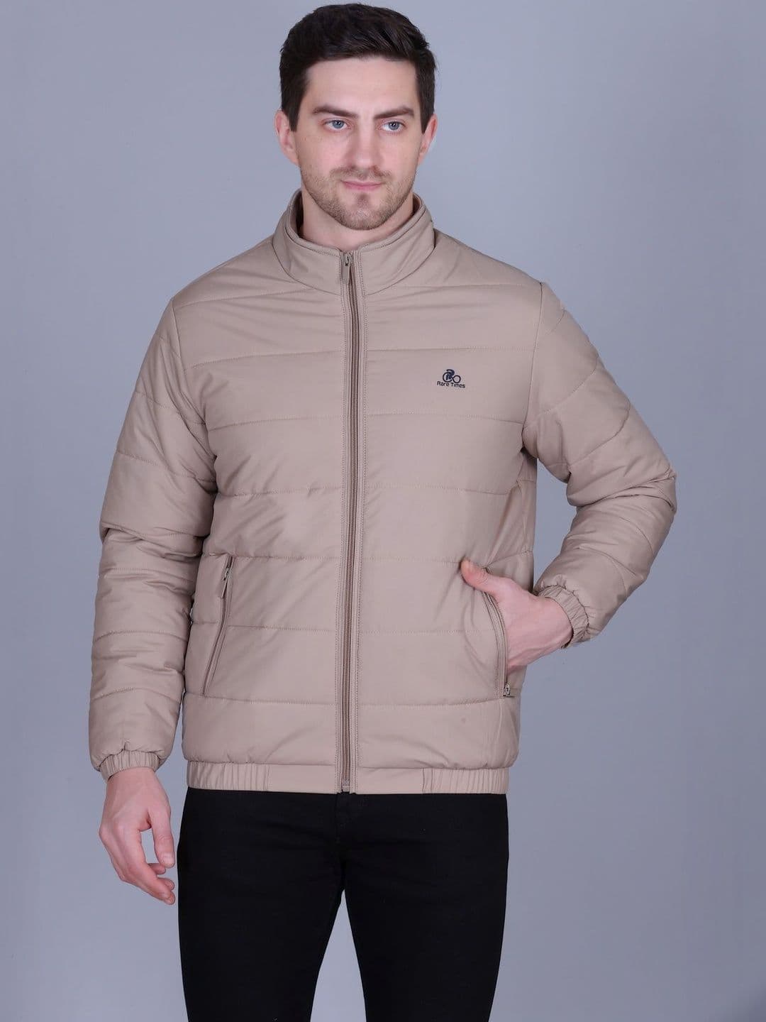 Rare Times Men Lightweight Puffer Jacket - view 1