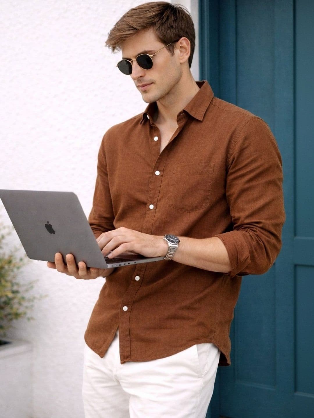 HERE&NOW Men Smart Casual Shirt - view 1