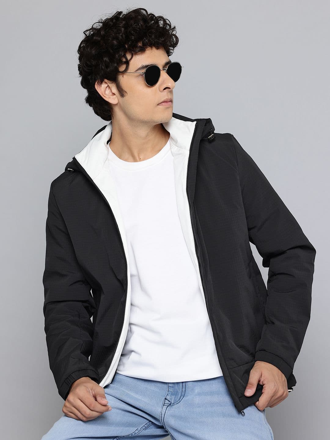 Fort Collins Hooded Tailored Jacket with Toggled Hem - view 1