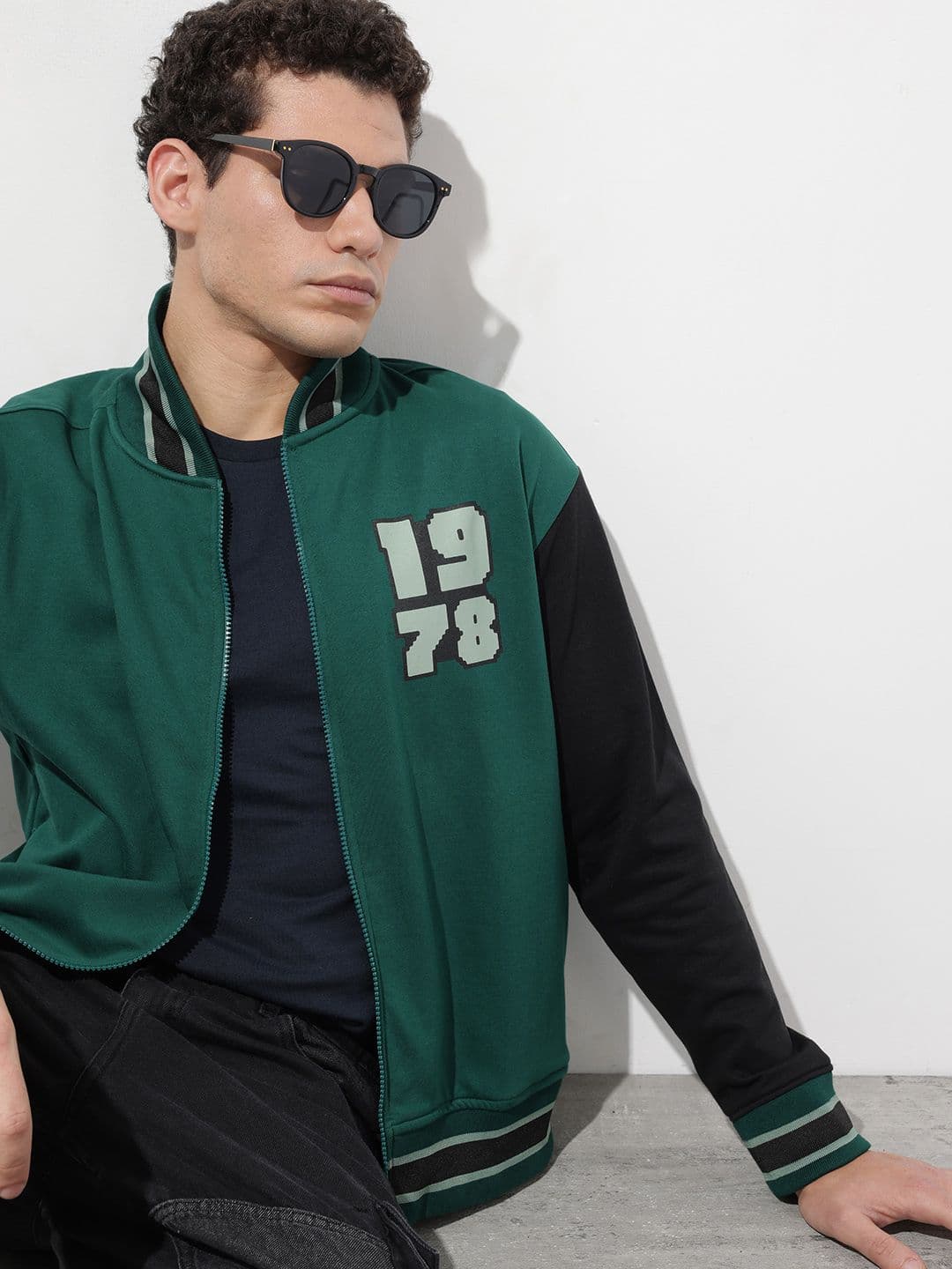 The Roadster Life Co. Varsity Printed Relaxed Fit Sweatshirt - view 1