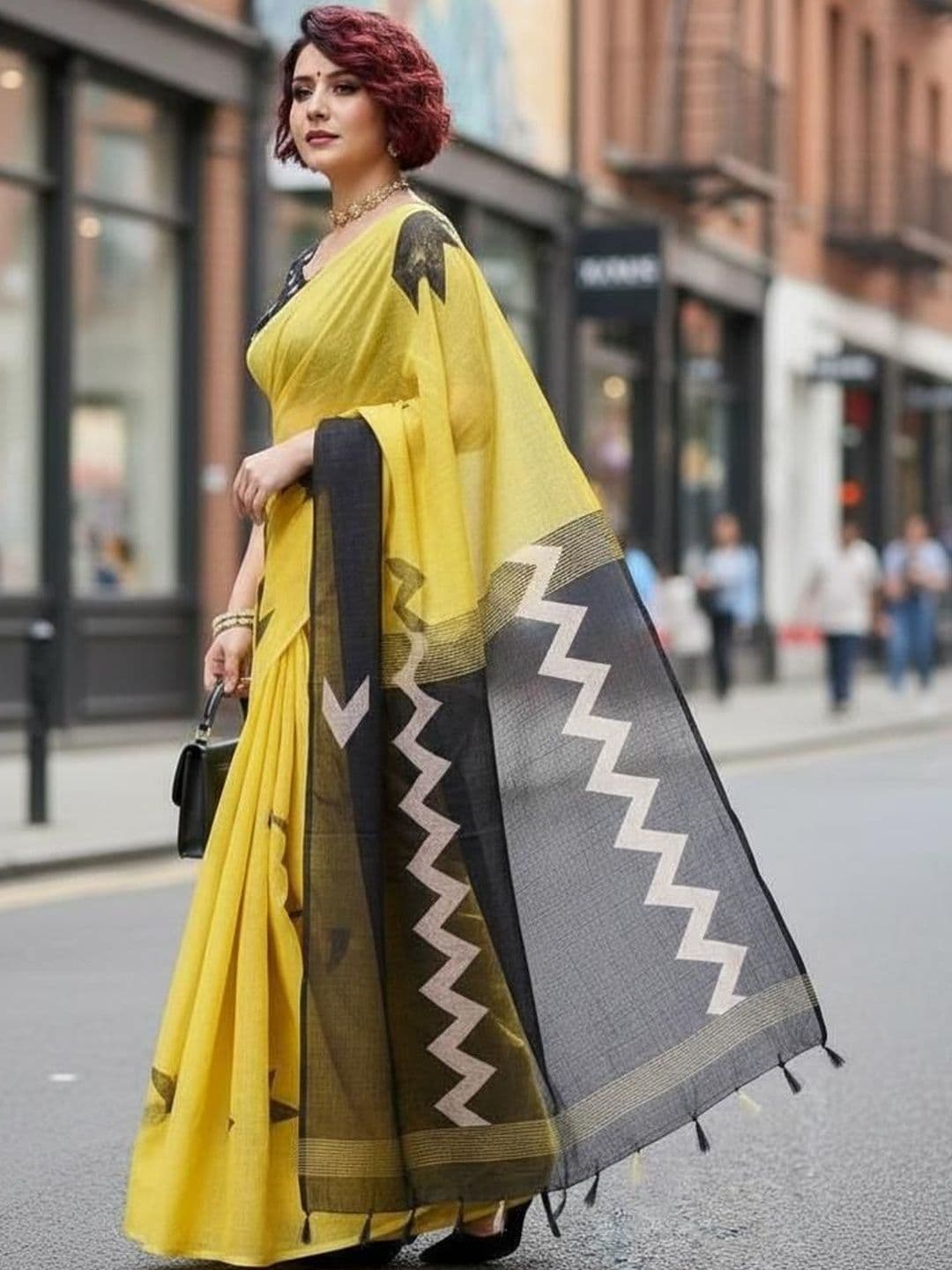 STYLE MODA Handloom Saree - view 1