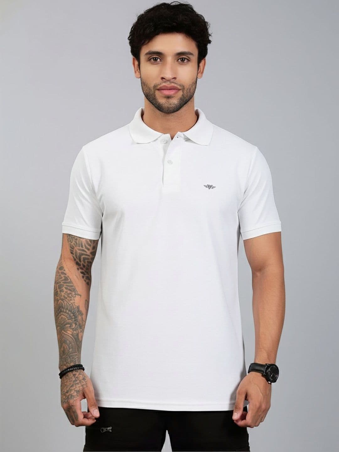 LUX VENUS Men Polo Collar T-shirt - view 1