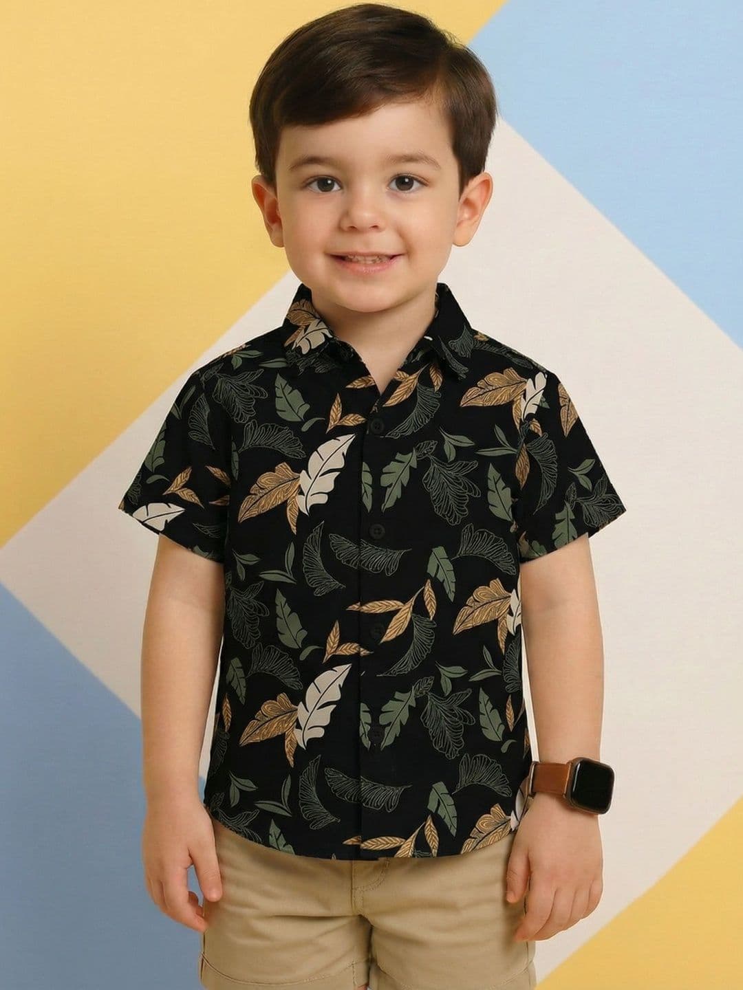RAVYA TRENDZ Boys Classic Floral Printed Casual Shirt - view 1