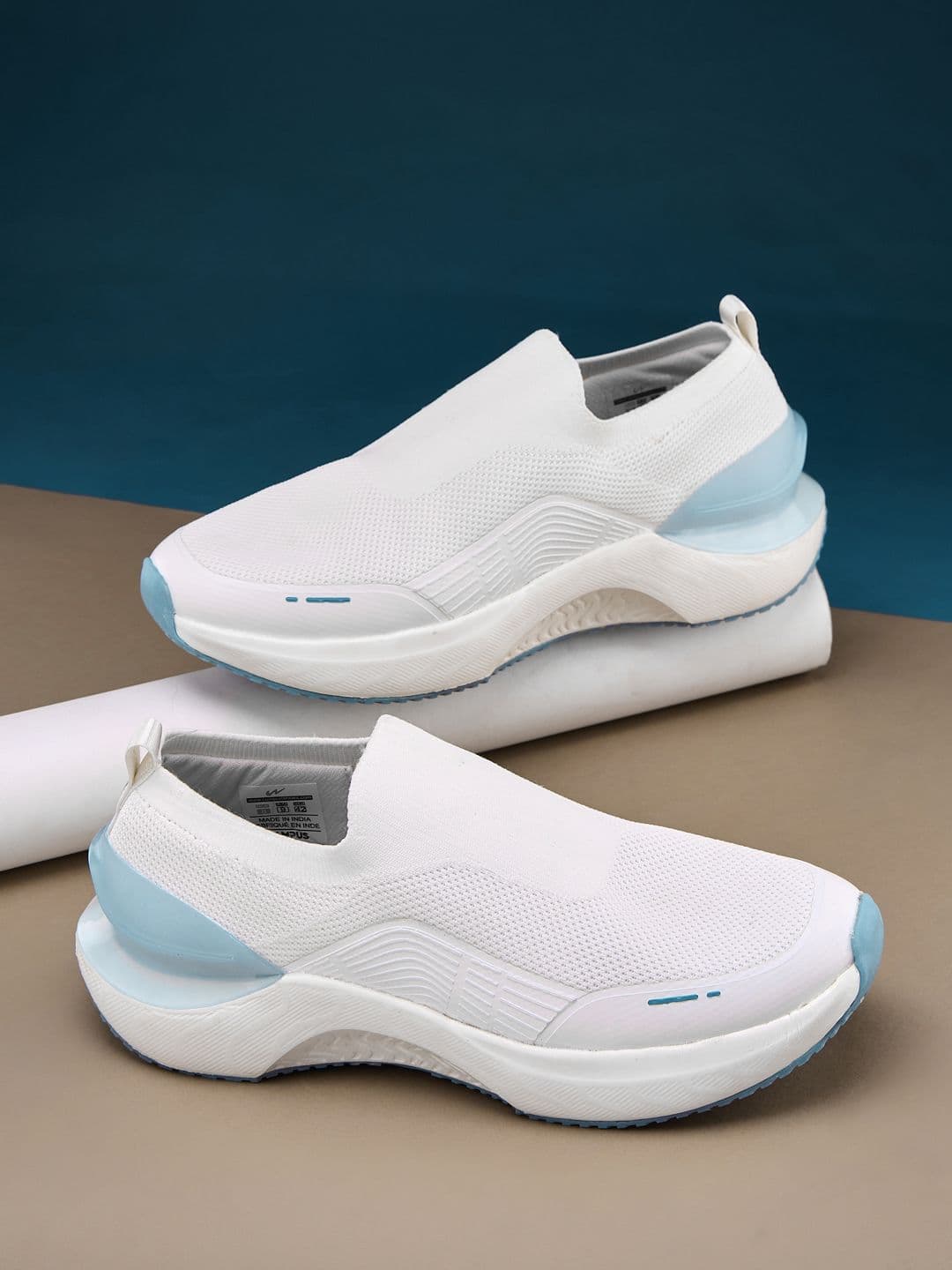 Campus Men FLYNN Mesh Textured Slip-On Walking Sneakers - view 1