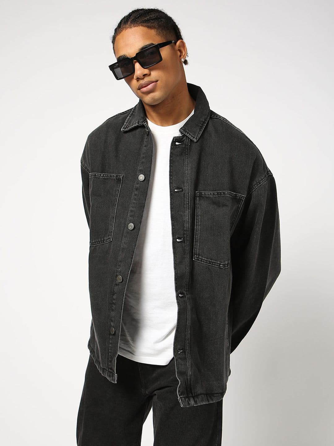 GAP Spread Collar Denim Jacket - view 1