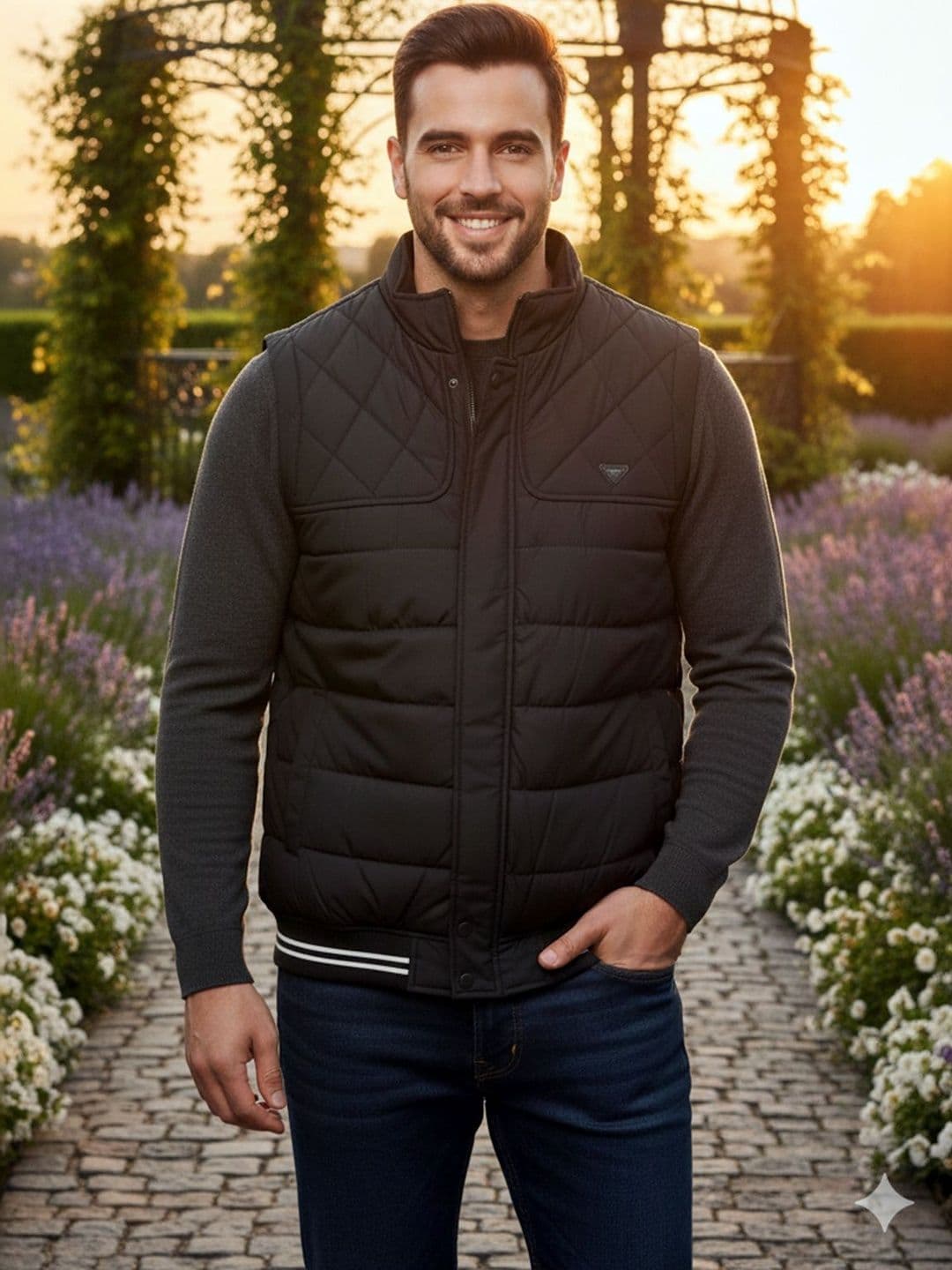 Davno Men Puffer Jacket - view 1