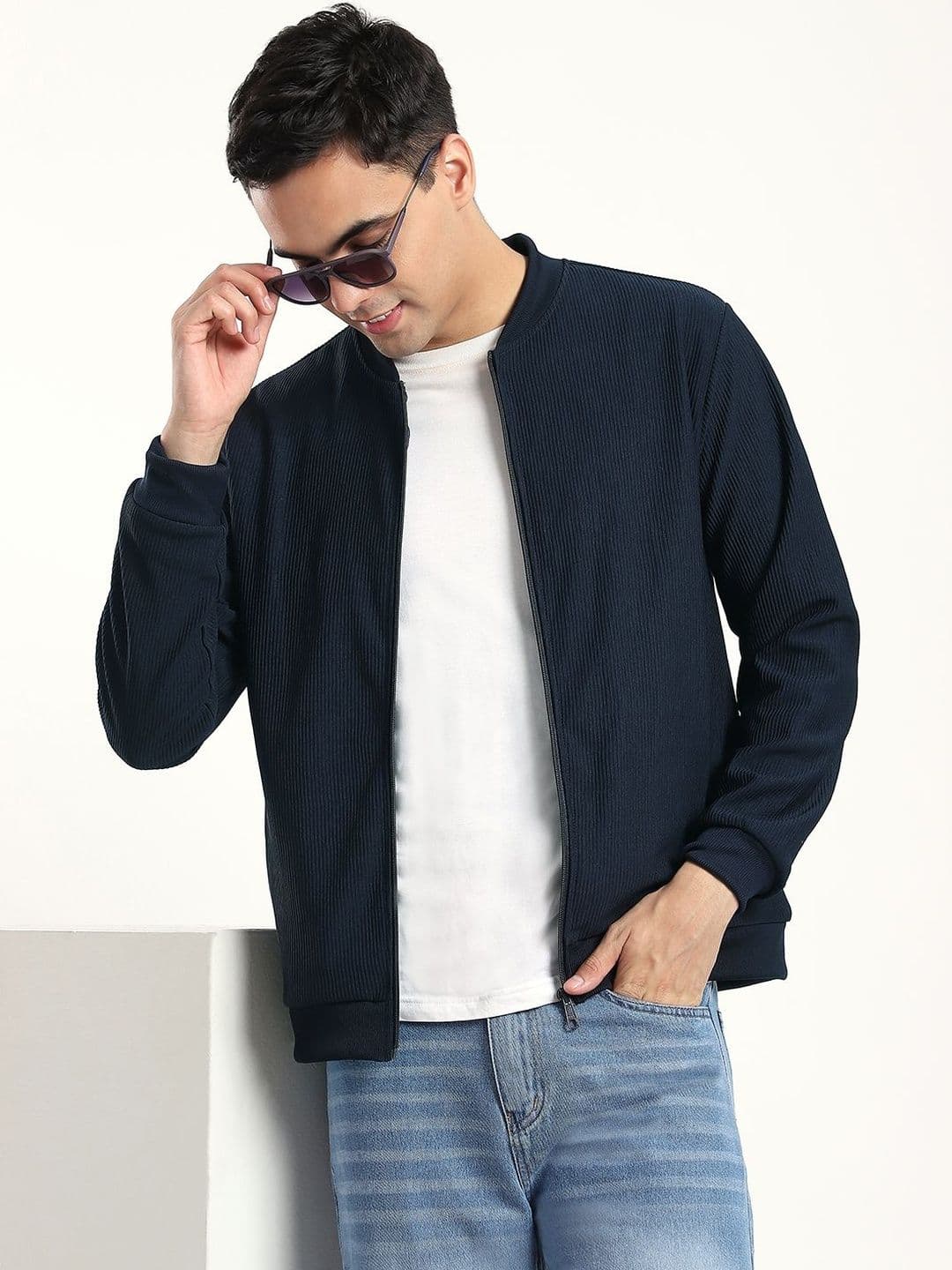 R&B Men Lightweight Bomber Jacket - view 1