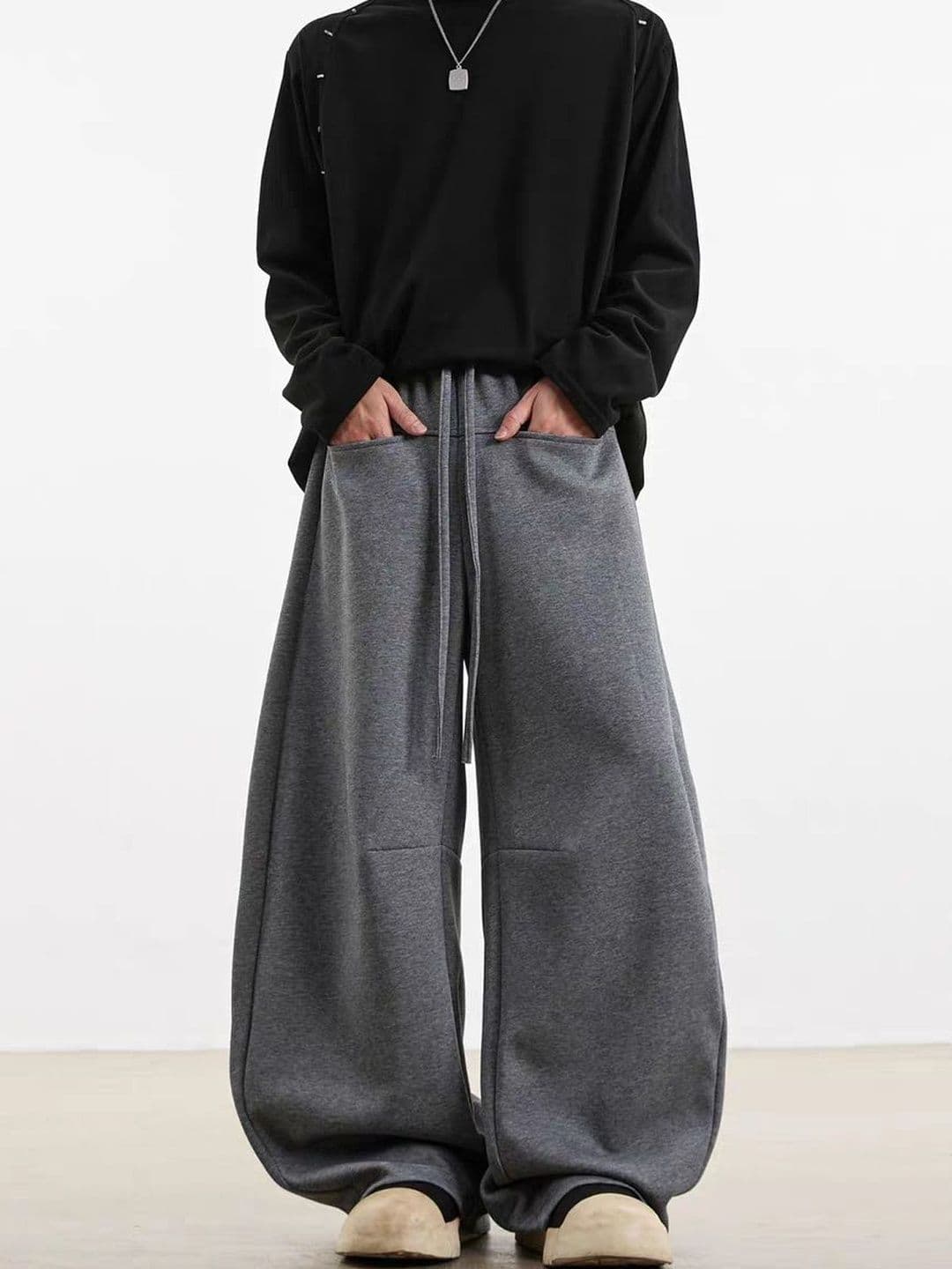 StyleCast x Revolte Men Loose Fit Easy Wash Trousers - view 1