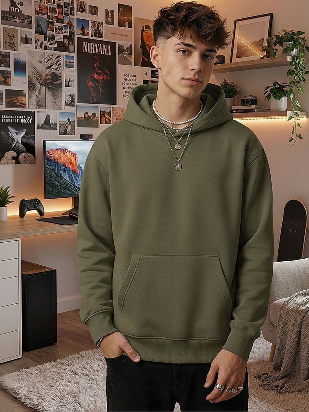 Moda Rapido Men Hooded Sweatshirt - view 1