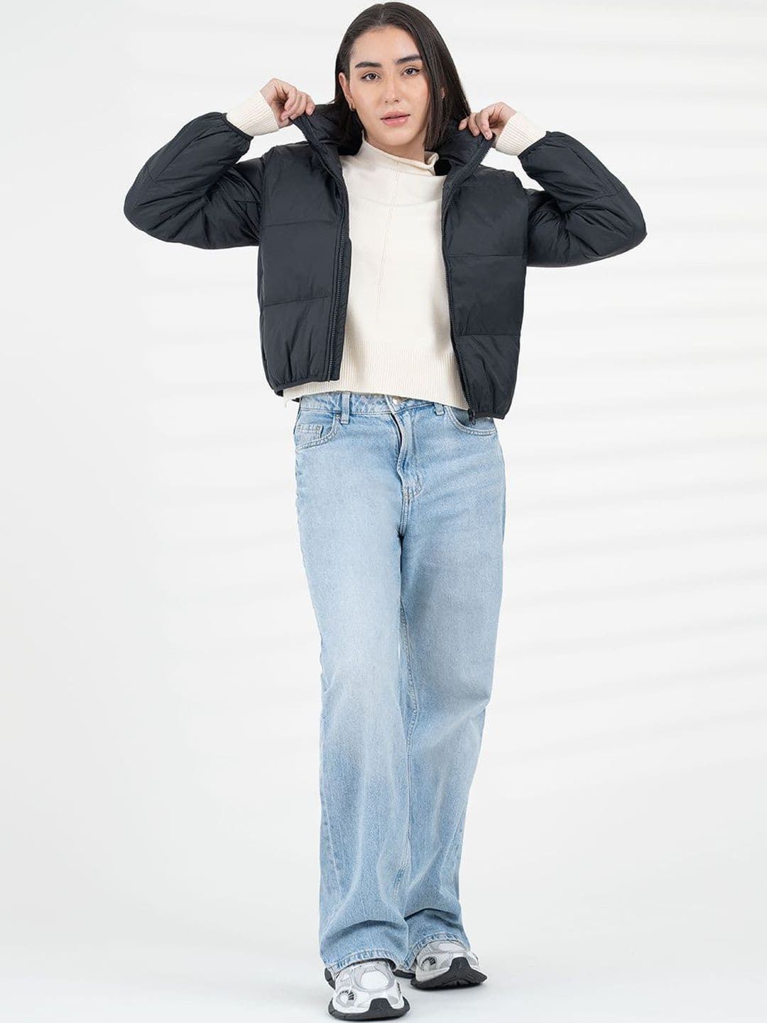 Red Tape Women Crop Puffer Jacket - view 1