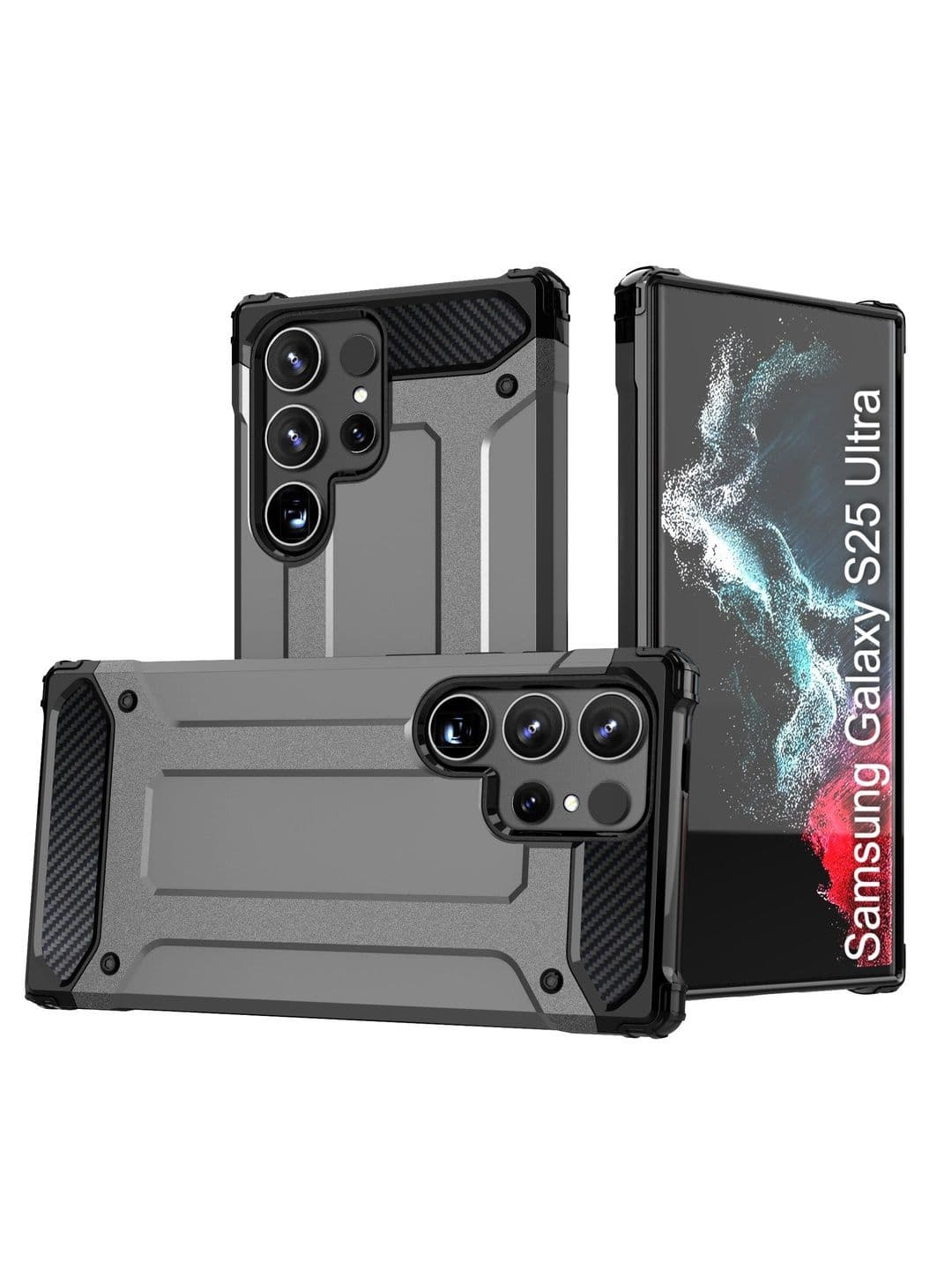 Luxury Kase Solid Printed Samsung Galaxy S25 Ultra Back Case Mobile Accessories - view 1