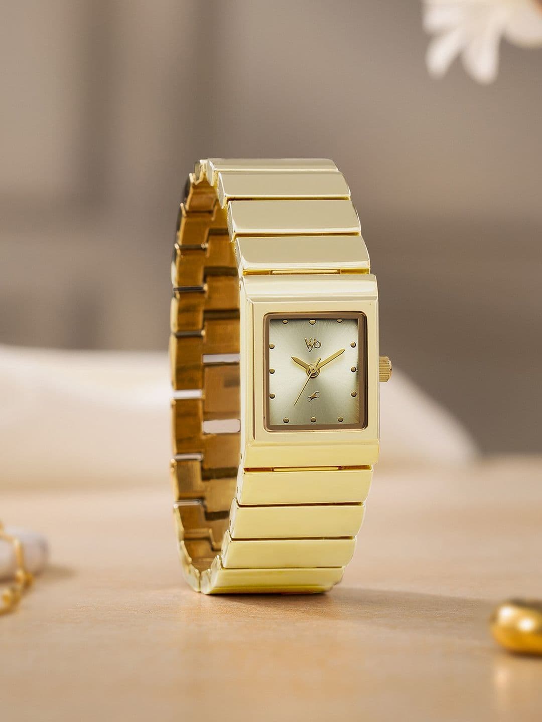 Fastrack Vyb Successor Quartz Champagne Dial Analog Watch For Women - FV60110YM01 - view 1