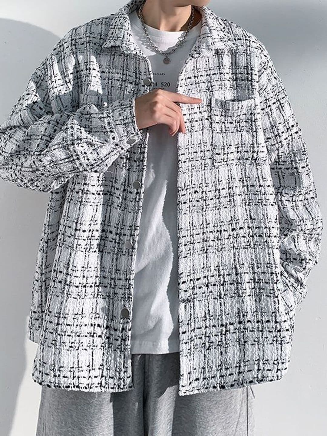 StyleCast x Revolte StyleCast Men Checked Regular Casual Jacket - view 1