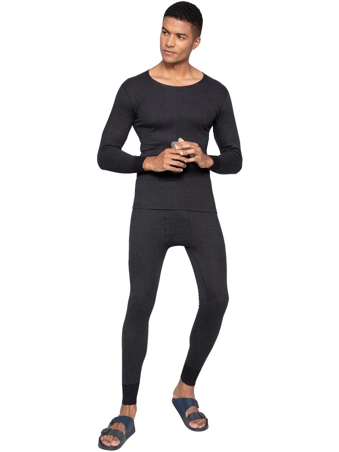 Sporto by Macho Striped Round Neck Thermal Set - view 1