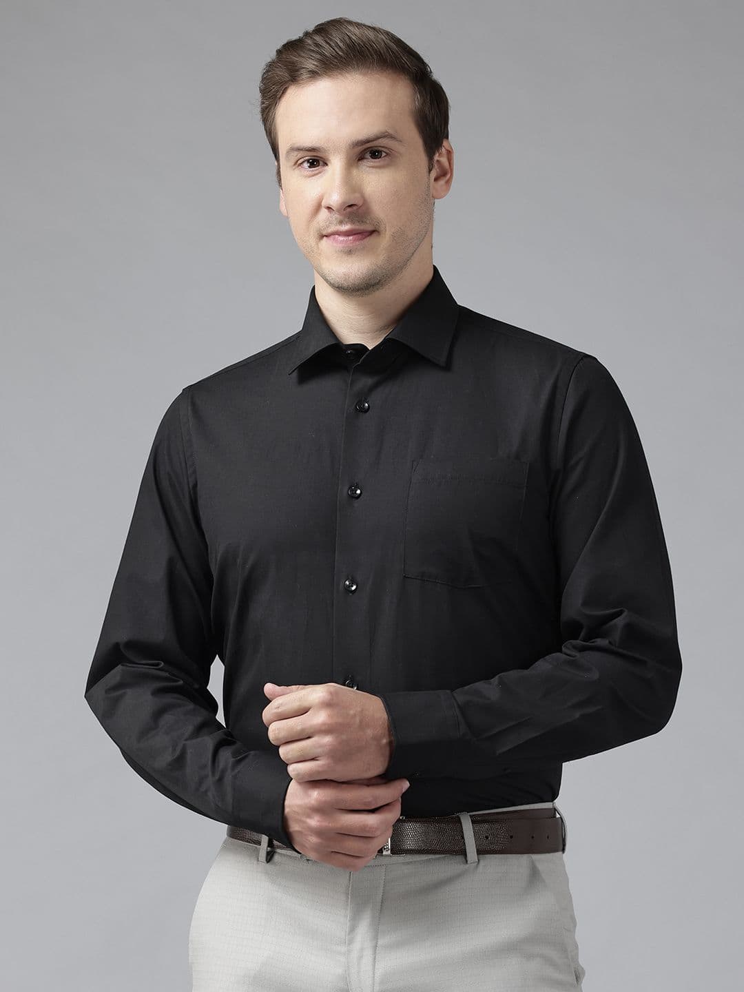 Blackberrys Slim Fit Pure Cotton Formal Shirt - view 1