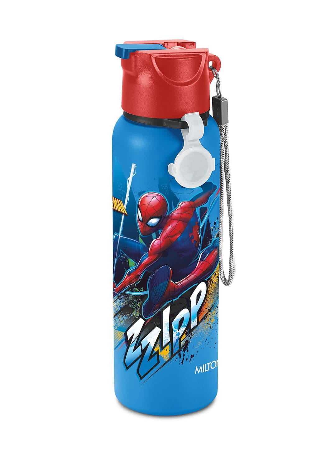 Milton Blue & Red Single Stainless Steel Cartoon Characters Single Wall Vacuum Water Bottle - view 1