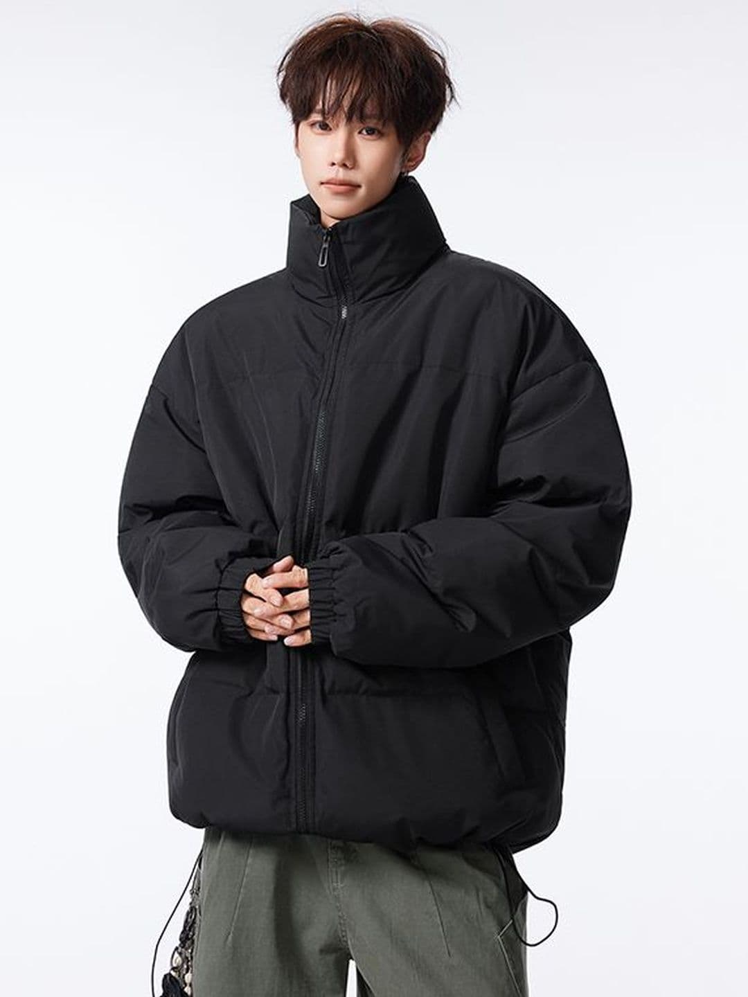 StyleCast x Revolte Mock Collar Padded Jacket - view 1