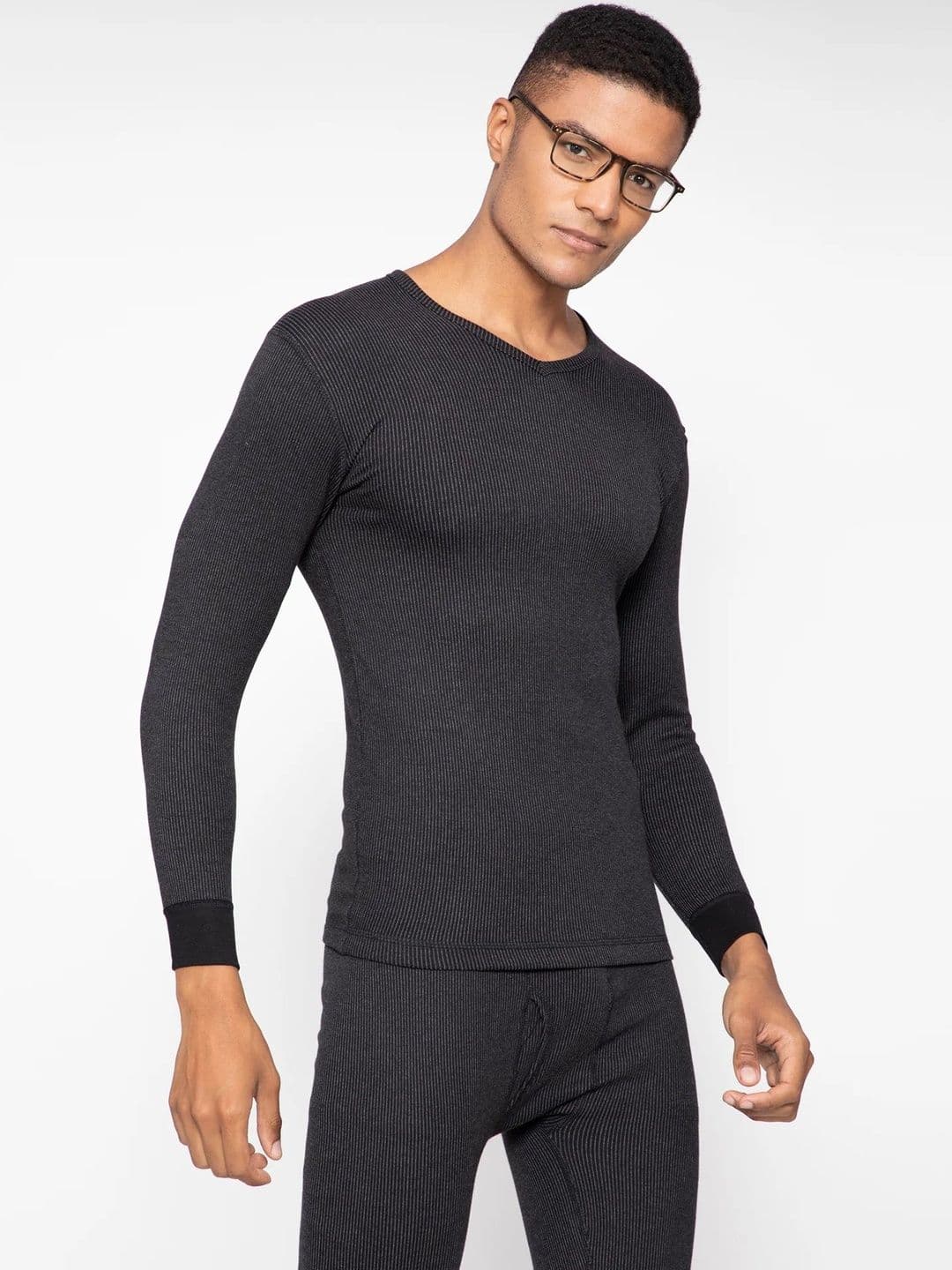Sporto by Macho Striped Round Neck Thermal Set - view 1