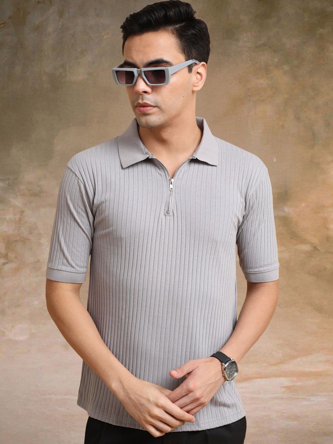 Maniac Men Polo Collar Pockets T-shirt - view 1