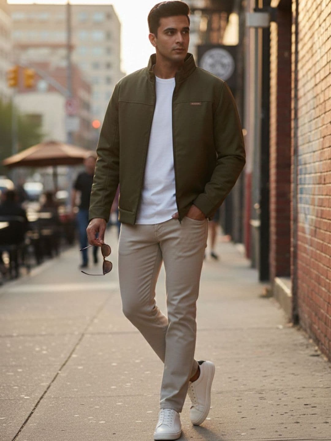 UNEX Men Lightweight Bomber Jacket - view 1