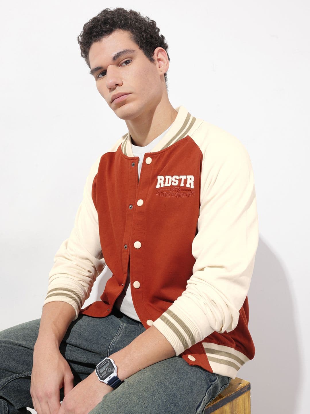 The Roadster Life Co. Relaxed Fit Front-Open Sweatshirt - view 1