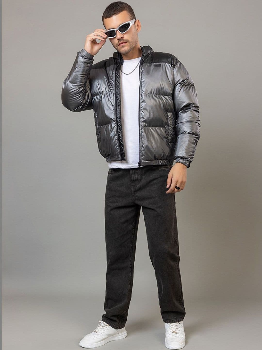 Club York Men Colourblocked without Lightweight Puffer Jacket - view 1