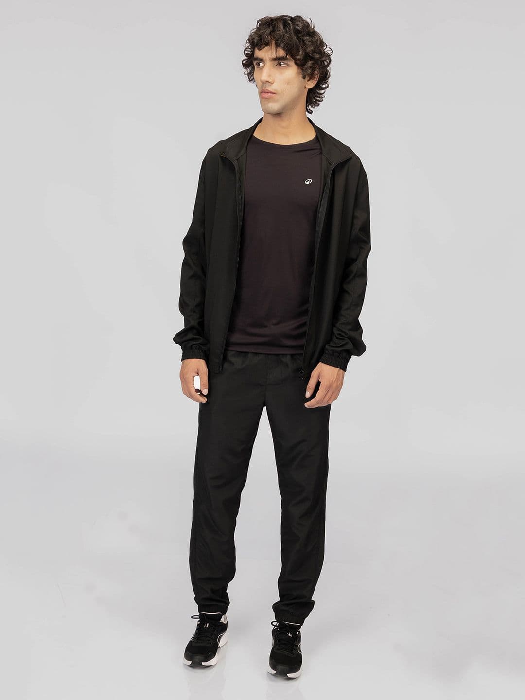 Decathlon Domyos - Men Black Lightweight Gym Jacket - view 1